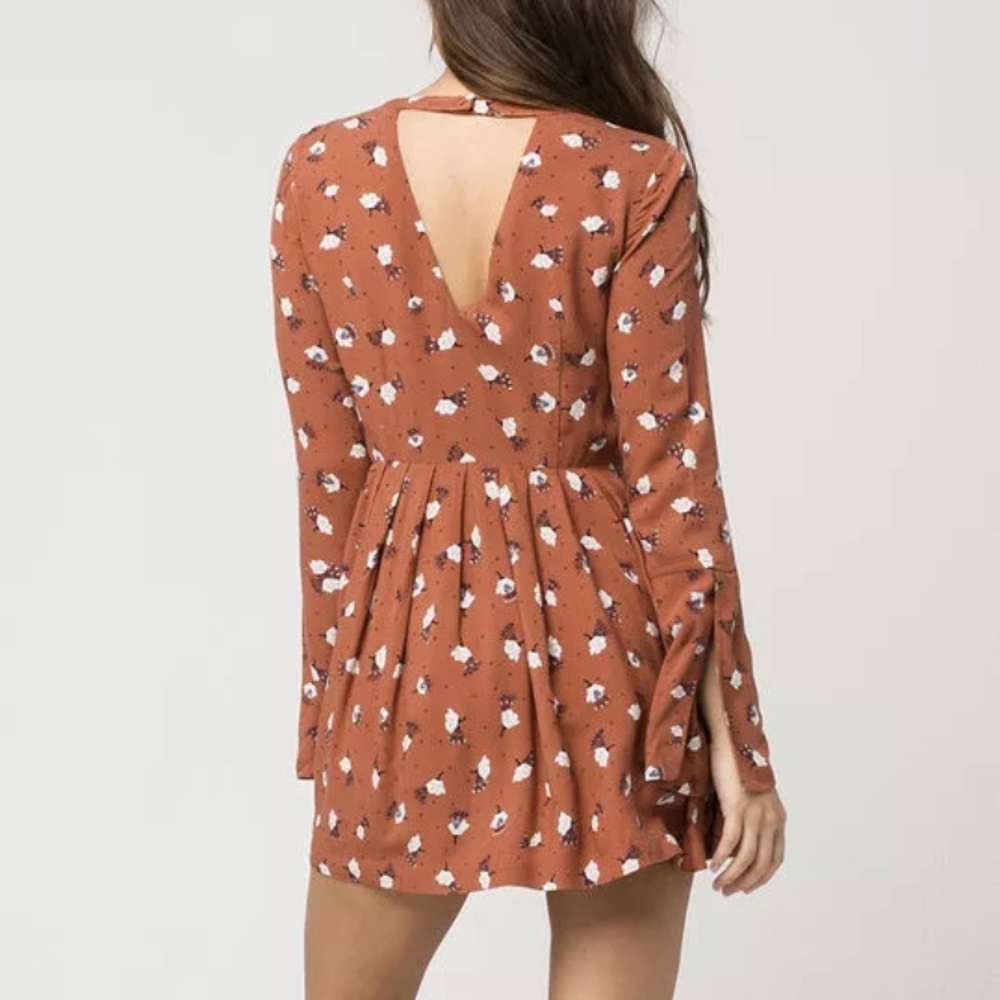 FP Tegan Mini Dress Rust - Picture 3 of 8